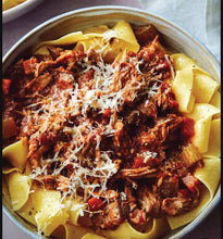 Load image into Gallery viewer, COMBO.. 1kg Pulled Pork, Lemon &amp; Sage Ragú with Cherry Tomatoes &amp; a Hint of Chilli &amp; 1kg of Pulled Pork &amp; Black Bean Mexicano!

